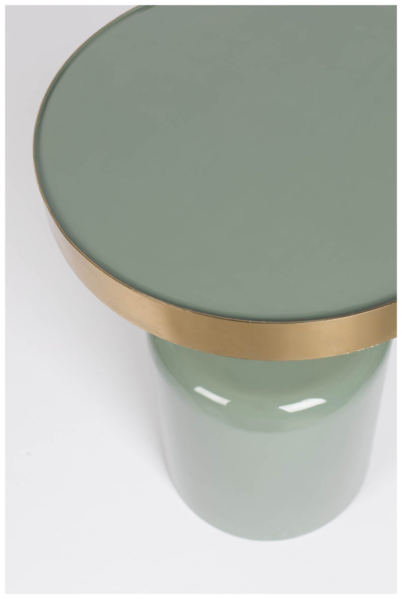 Beistelltisch GLAM GRÜN von ZUIVER Ø 36 cm