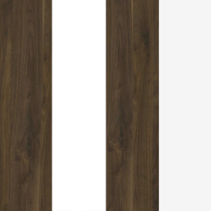 Highboard Vitrine RAIDON Optik Weiß Walnuss Front Highgloss von Forte