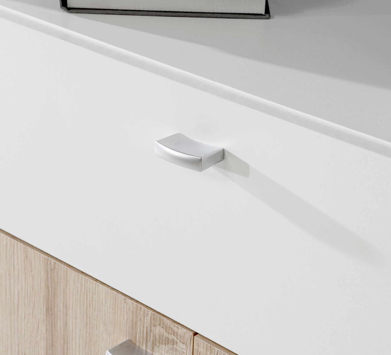 Sideboard HOYVIK 2-trg. 2 Schubladen Optik Sonoma Eiche / Weiß Forte