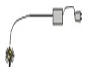 Glaskantenbeleuchtung LED weiß 1 CLIP