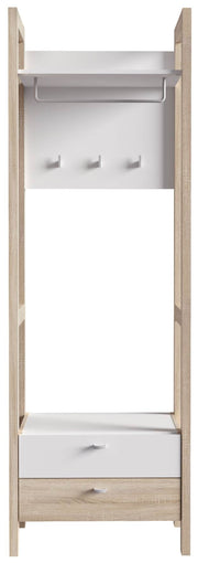 Garderobe Standgarderobe HOYVIK Sonoma Eiche Optik / Weiß von Forte