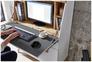 SECRET - Sekretär Weiß mit Eiche Altholz mit Platz für einen Monitor
