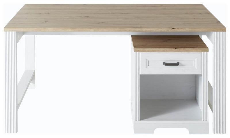 Rollcontainer JASMIN mit 1 Schubkasten Pinie weiß Nachbildung