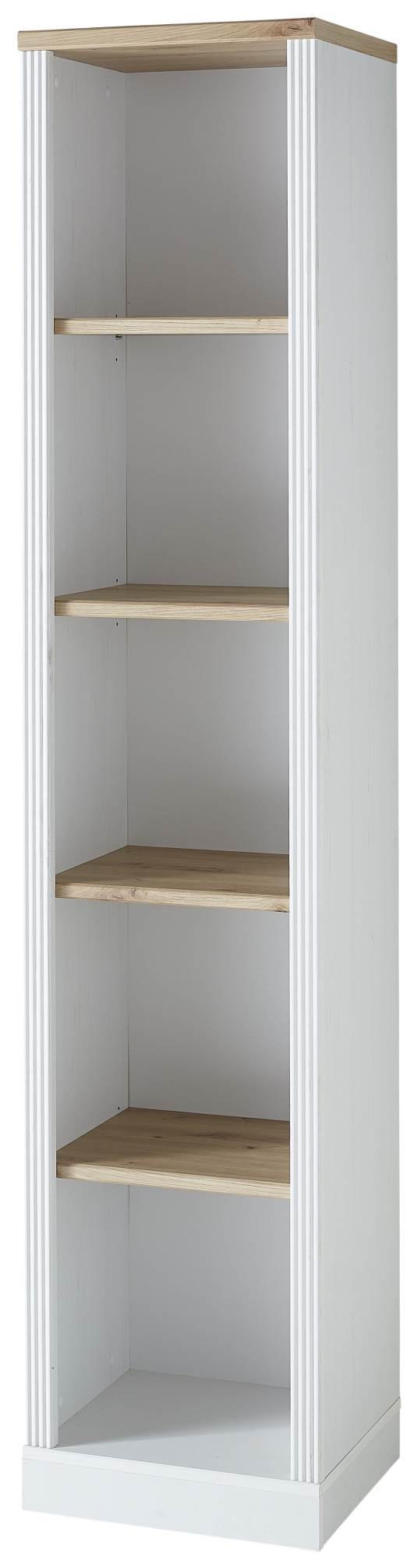 Büroschrank Bürowand Set JASMIN 3-teilig Pinie weiß Nachbildung