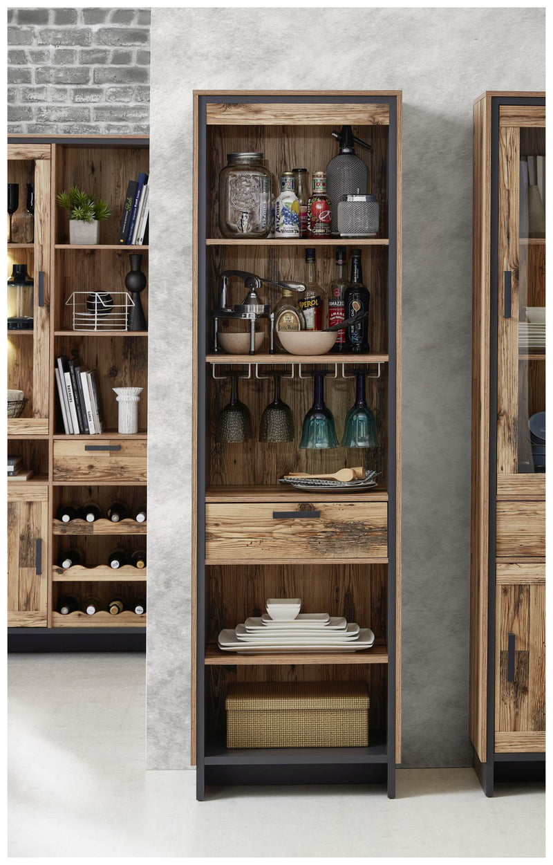 Regal Bücherregal PRATO KG05 Oldwood Alpine Lodge Dekor
