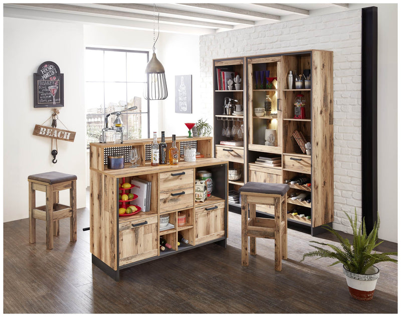 Barhocker PRATO Oldwood Alpine Lodge inkl. Sitzkissen