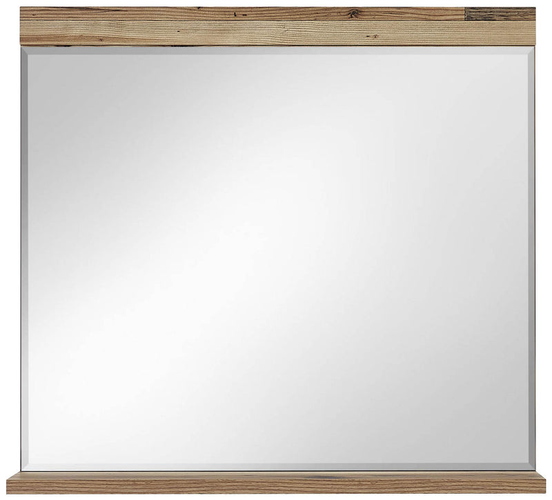 Spiegel PRATO 80 x 75 cm Oldwood Alpine Lodge Dekor mit Ablage