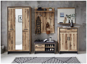 Spiegel PRATO 80 x 75 cm Oldwood Alpine Lodge Dekor mit Ablage