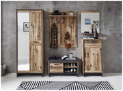 Spiegel PRATO 60 x 75 cm Oldwood Alpine Lodge Dekor mit Ablage