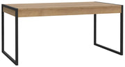 Esstisch HIGH ROCK 166 x 90 cm Riviera Eiche Optik / Schwarz von Forte