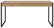 Esstisch HIGH ROCK 166 x 90 cm Riviera Eiche Optik / Schwarz von Forte