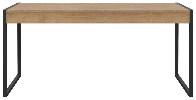 Esstisch HIGH ROCK 166 x 90 cm Riviera Eiche Optik / Schwarz von Forte