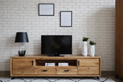 TV Board Lowboard BERN - Wildeiche FSC Massivholz geölt 213 cm