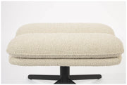 Zuiver Hocker Fußhocker TYLER Bouclé Stoff Beige