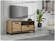 Lowboard TV-Unterkommode TRONDHEIM Artisan Eiche / Schwarzeiche Optik