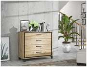 Schubladenkommode TRONDHEIM Artisan Eiche / Schwarzeiche Optik Forte