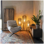 Drehbarer Lounge Sessel VINCE Cordstoff Beige von DutchBone