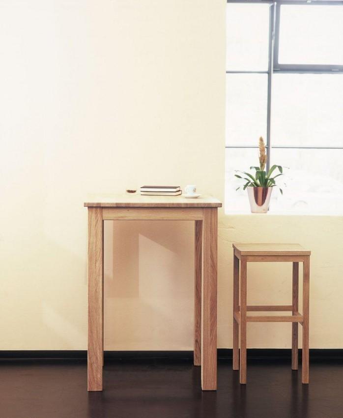 Barhocker CASA 76 cm Eiche Massivholz geölt von Jan Kurtz