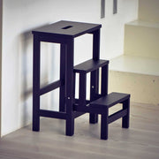 Trittleiter Tritthocker SOHO Buche schwarz lackiert von Jan Kurtz