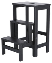 Trittleiter Tritthocker SOHO Buche schwarz lackiert von Jan Kurtz