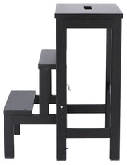 Trittleiter Tritthocker SOHO Buche schwarz lackiert von Jan Kurtz