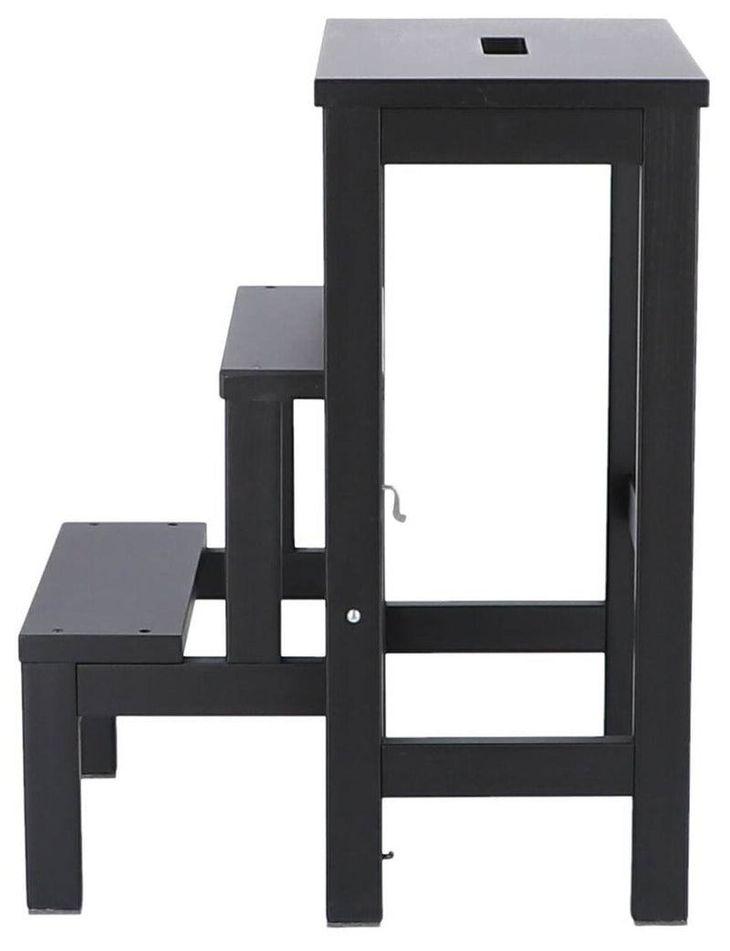 Trittleiter Tritthocker SOHO Buche schwarz lackiert von Jan Kurtz