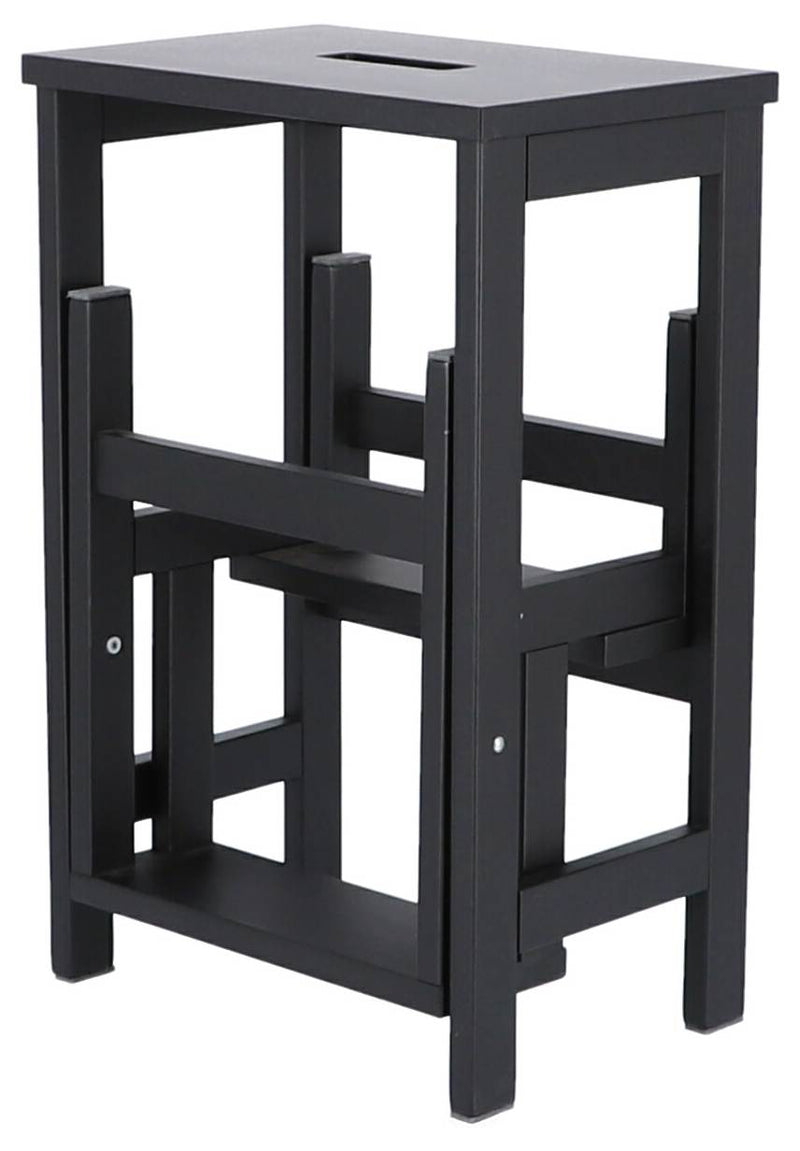 Trittleiter Tritthocker SOHO Buche schwarz lackiert von Jan Kurtz