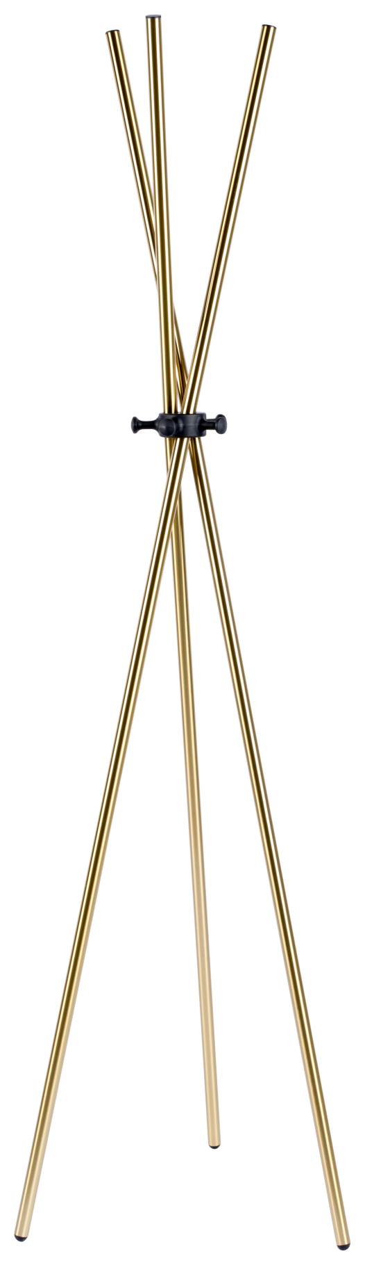 Kleiderständer Garderobenständer DARWIN Farbe Messing