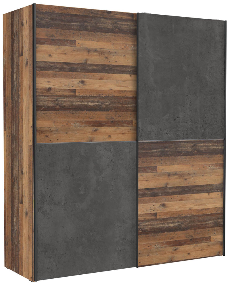 Jugendzimmer WINNIE 5-tlg. Komplettset Optik Old Wood Vintage