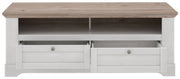 Lowboard TV-Kommode ILOPPA 2 Schubladen Optik Schneeeiche von Forte