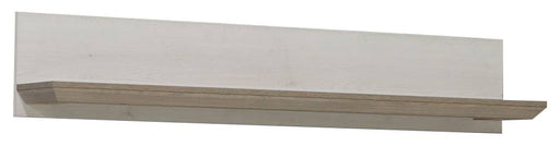 Wandboard ILOPPA 145 cm in Schneeeiche-Optik, Gesamtansicht von vorne.