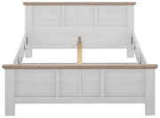 Doppelbett Bett ILOPPA 180 x 200 cm Optik Schneeeiche von Forte