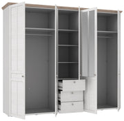 ILOPPA Schlafzimmer-Set 4-tlg. Optik Schneeeiche von Forte