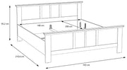 ILOPPA Schlafzimmer-Set 4-tlg. Optik Schneeeiche von Forte