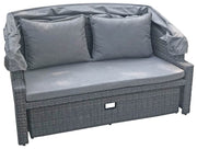 Gartensofa MONTE CARLO mit Liegefunktion und Sonnendach