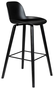 Barhocker ALBERT KUIP ALL BLACK von ZUIVER