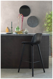 Barhocker ALBERT KUIP ALL BLACK von ZUIVER