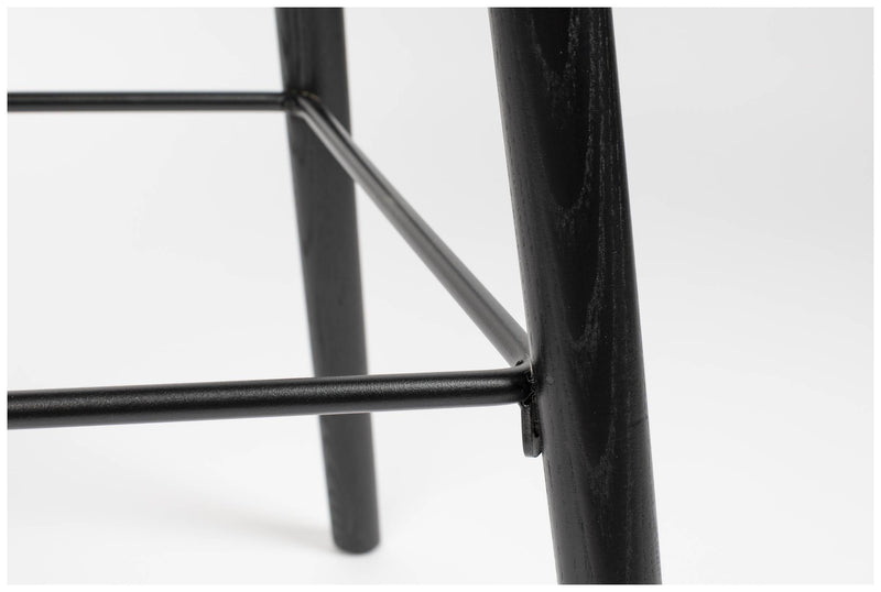 Tresenhocker ALBERT KUIP ALL BLACK von ZUIVER