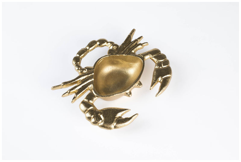 Krabben Dekoschale IT'S A CRAB TRAY GOLD von BOLD Monkey