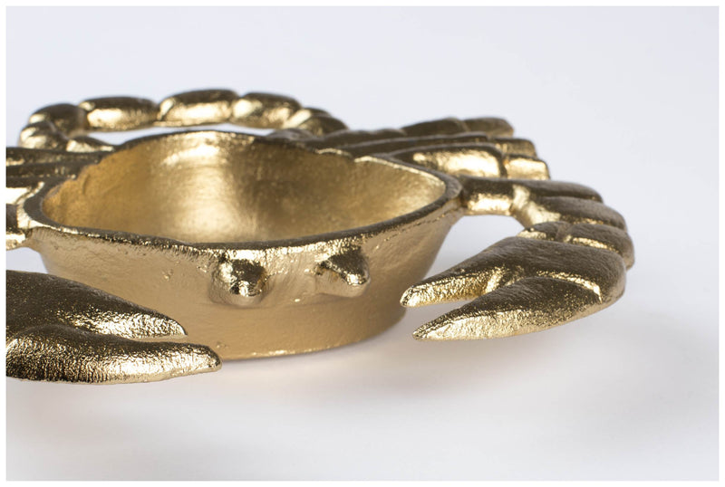 Krabben Dekoschale IT'S A CRAB TRAY GOLD von BOLD Monkey
