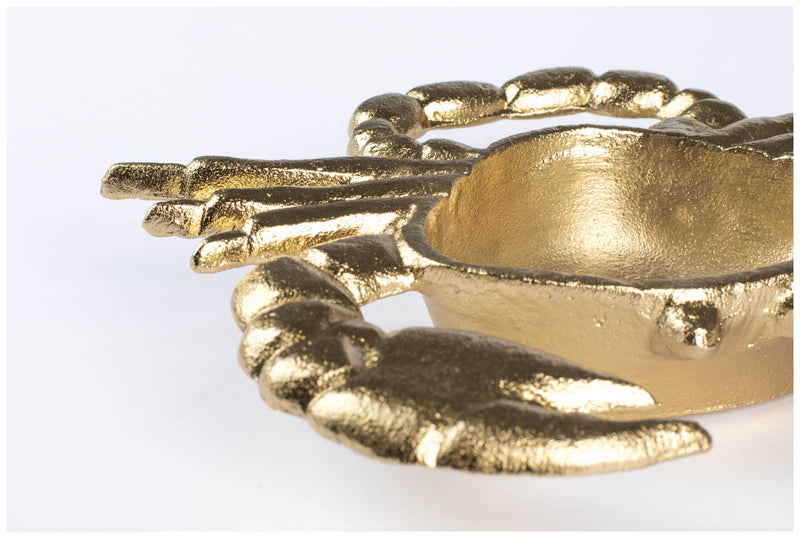 Krabben Dekoschale IT'S A CRAB TRAY GOLD von BOLD Monkey