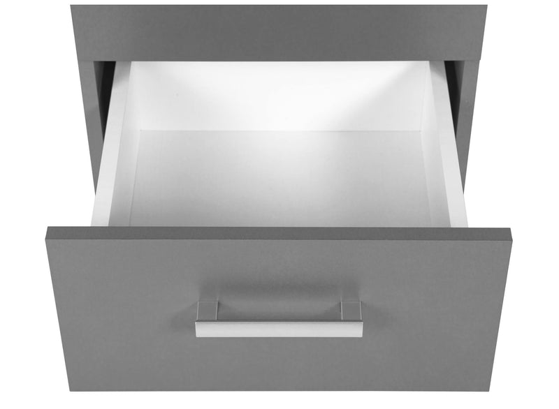 Kommode ELENZIO 3 Graphit Grau mit 3 Schubladen