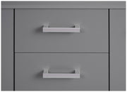 Sideboard Kommode ELENZIO 2T4S Graphit Grau mit 2 Türen 4 Schubladen