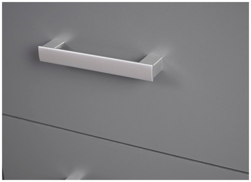 Sideboard Kommode ELENZIO 2T4S Graphit Grau mit 2 Türen 4 Schubladen