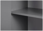 Sideboard Kommode ELENZIO 2T4S Graphit Grau mit 2 Türen 4 Schubladen