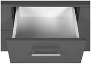 Schubladenkommode Lowboard ELENZIO 6 Graphit Grau mit 6 Schubladen