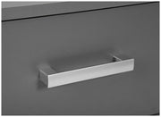 Schubladenkommode Lowboard ELENZIO 6 Graphit Grau mit 6 Schubladen