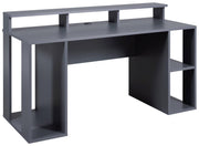 Computertisch MATCHPOINT Gaming Tisch Graphit Grau