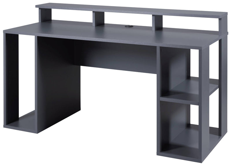 Computertisch MATCHPOINT Gaming Tisch Graphit Grau