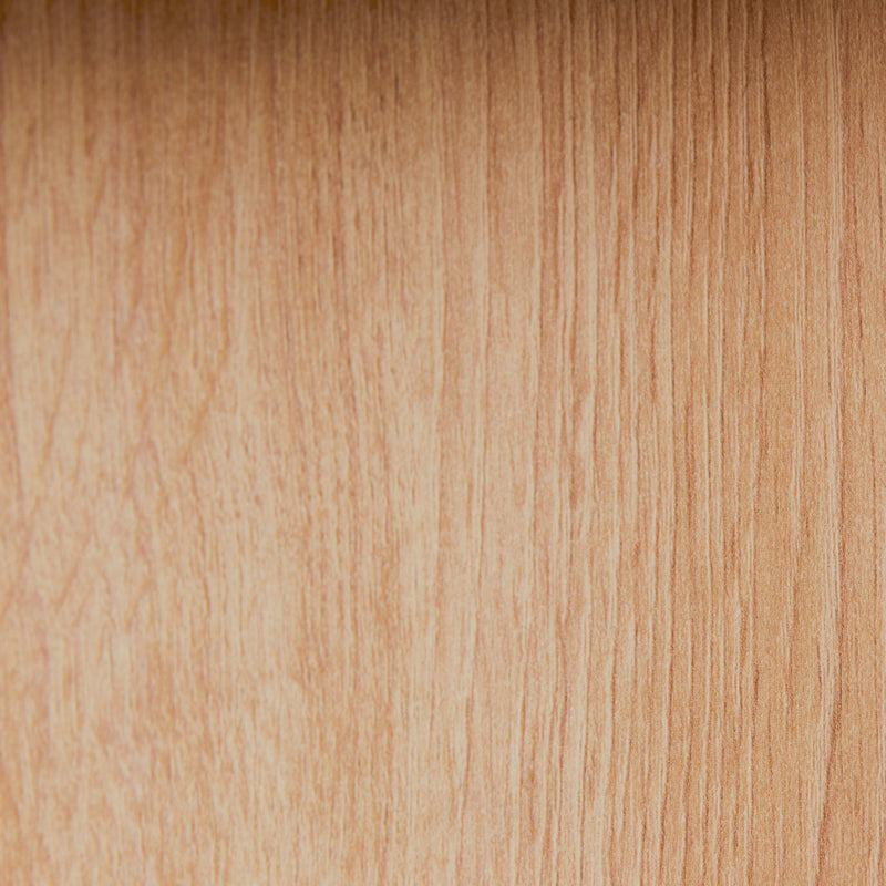 Detailaufnahme der Eichendekor-Oberfläche der Sammlervitrine ARTISARIO Artisan Eiche mit charakteristischer Holzmaserung.